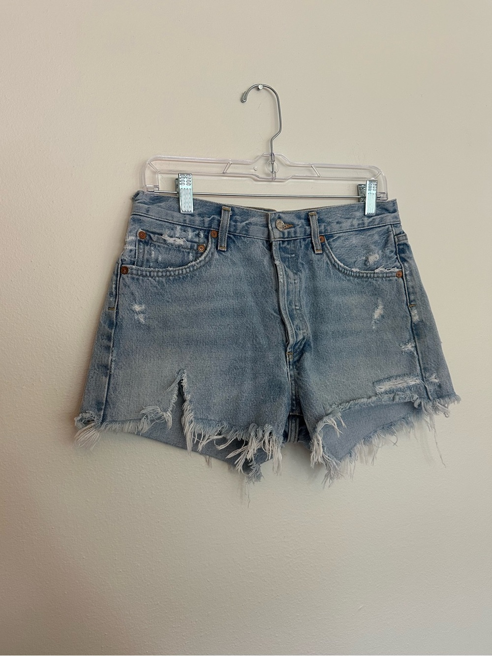 Agolde parker jean shorts - Picture 3 of 12